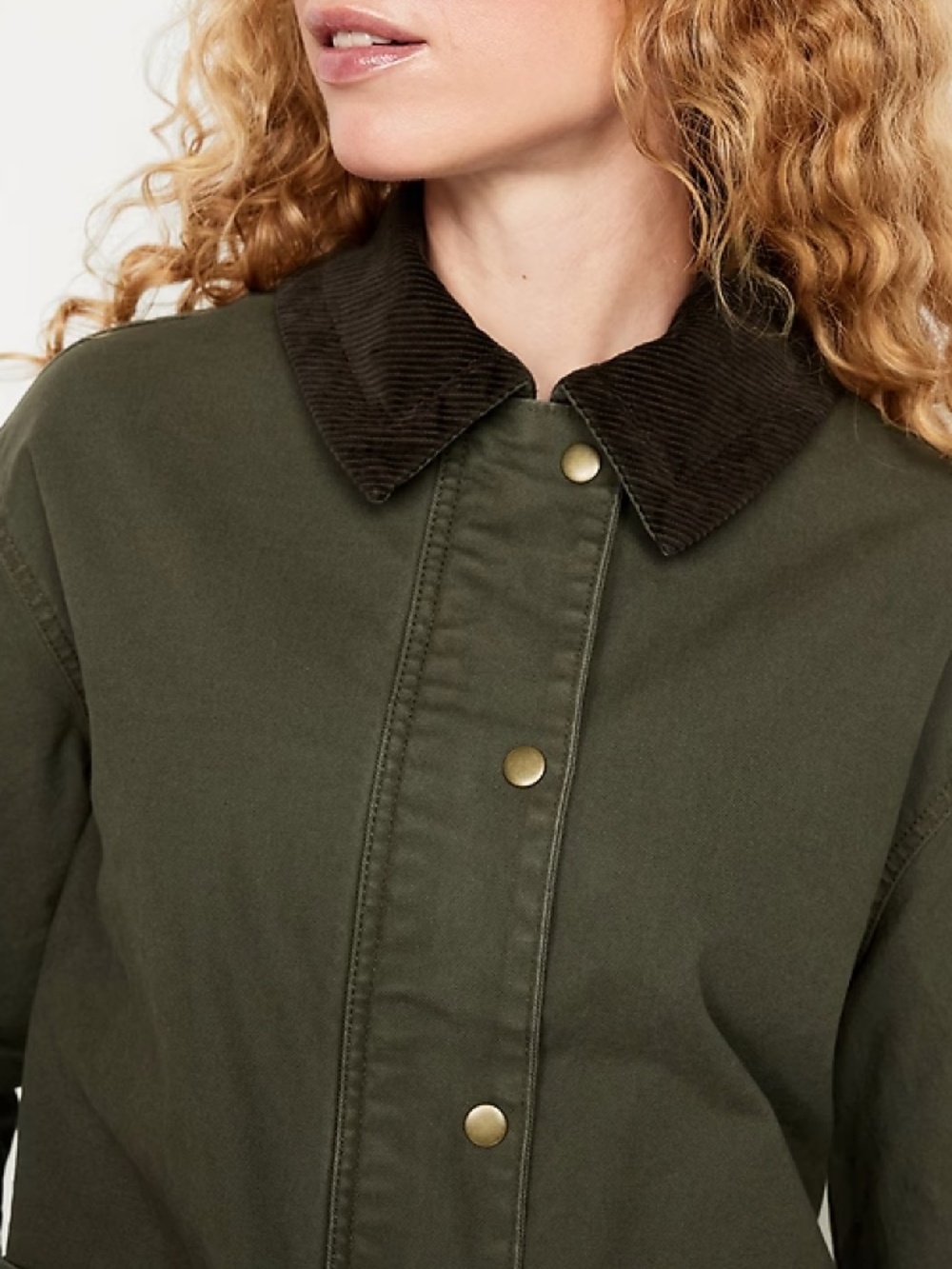 Old Navy Barn Jacket in Heritage Green Size Medium - Picture 2 of 6